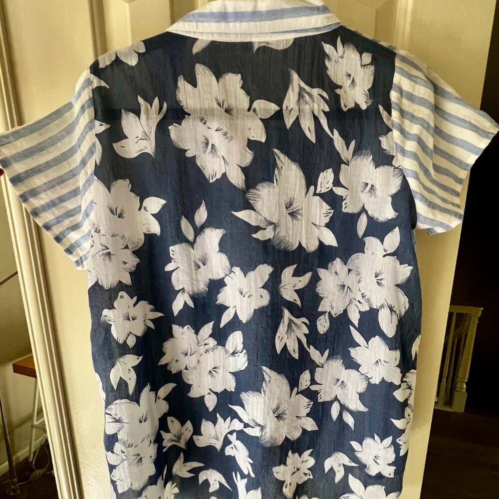 Acne Studios Mixed Print Button Down - image 7